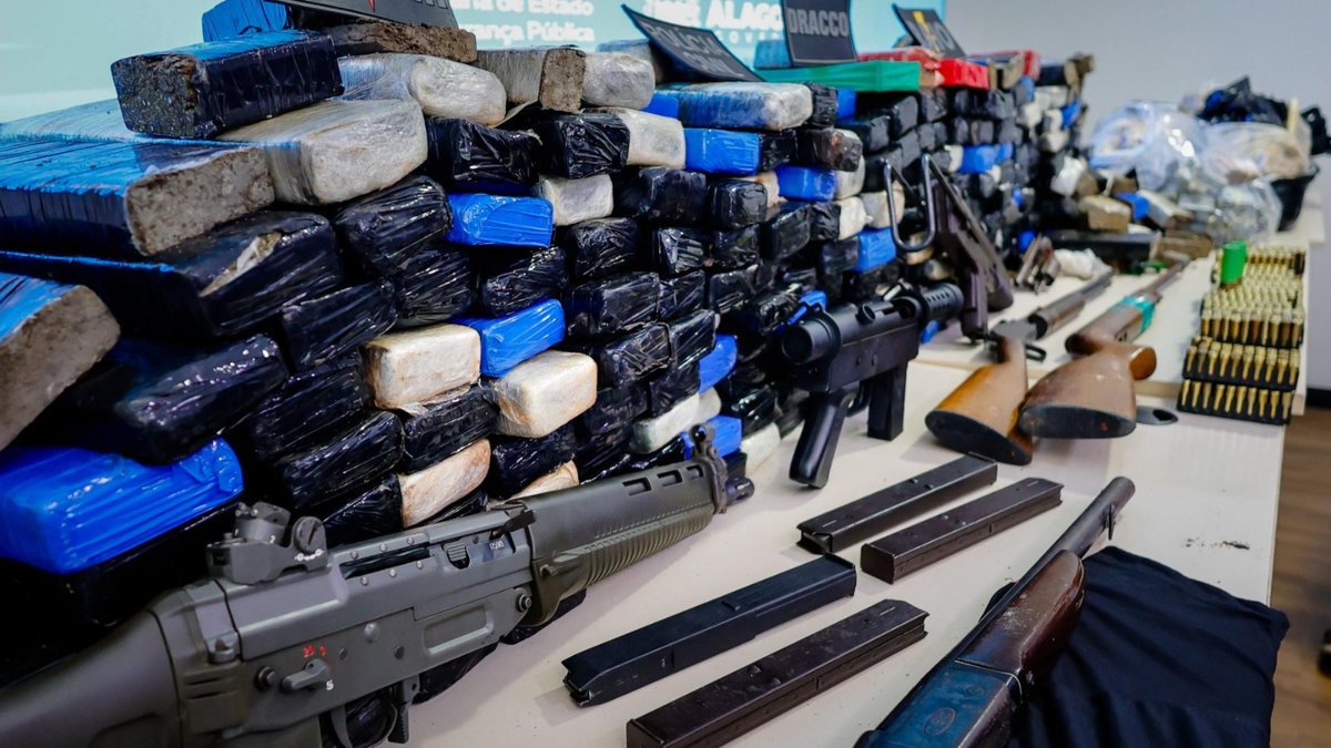 SSP bate recorde e ultrapassa 2 toneladas de drogas apreendidas em Alagoas em 2025